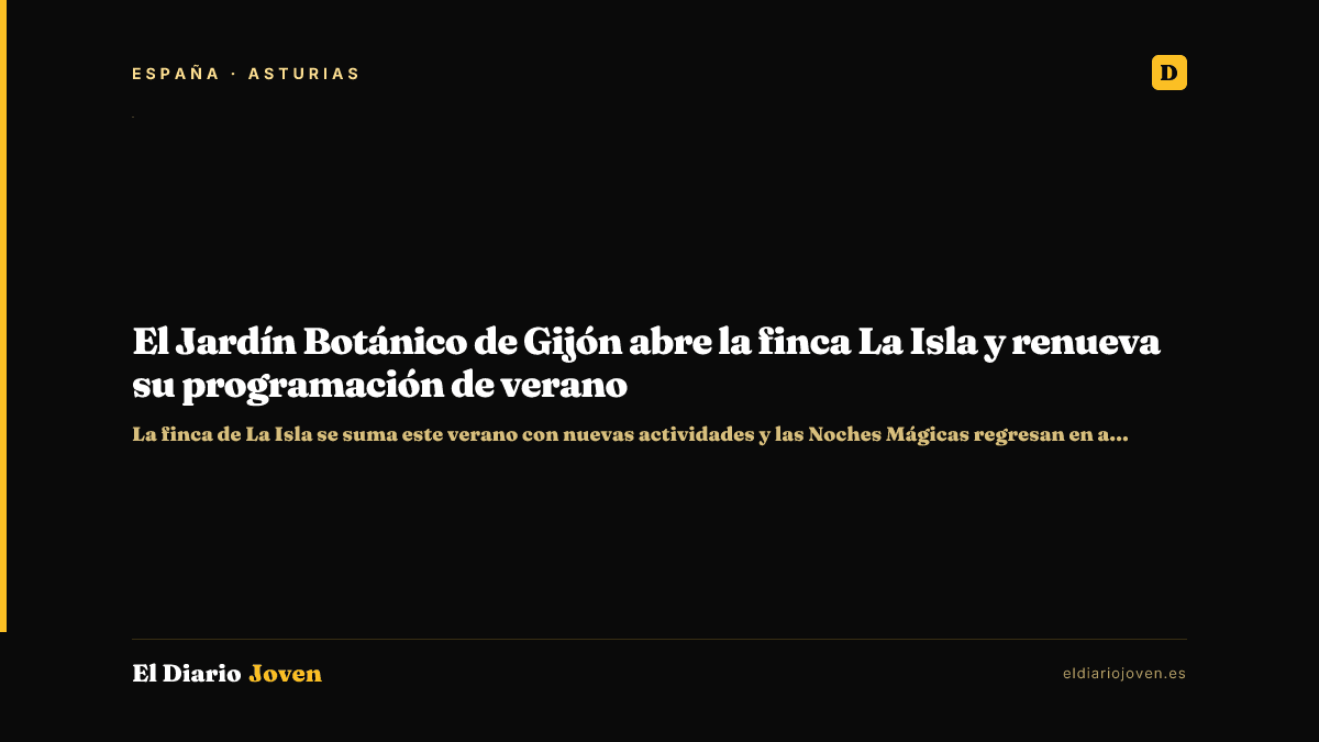 El Jardín Botánico de Gijón abre la finca La Isla y renueva su programación de verano