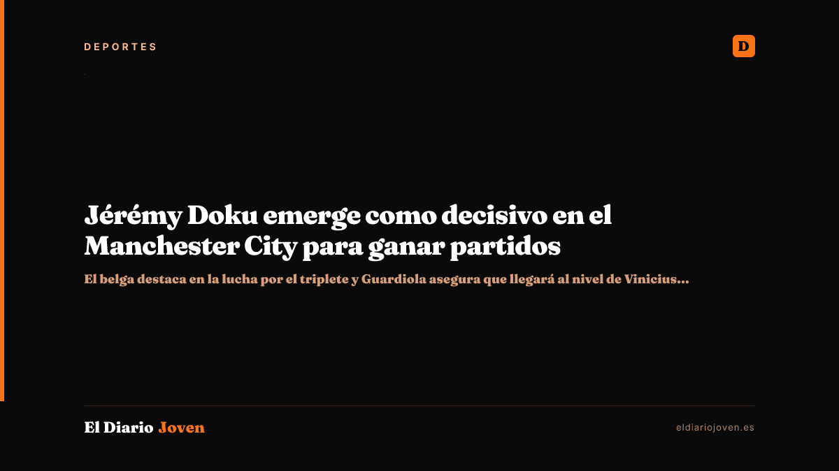 Jérémy Doku emerge como decisivo en el Manchester City para ganar partidos