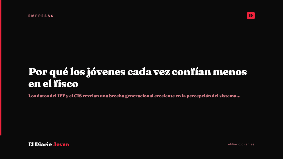 Por qué los jóvenes cada vez confían menos en el fisco