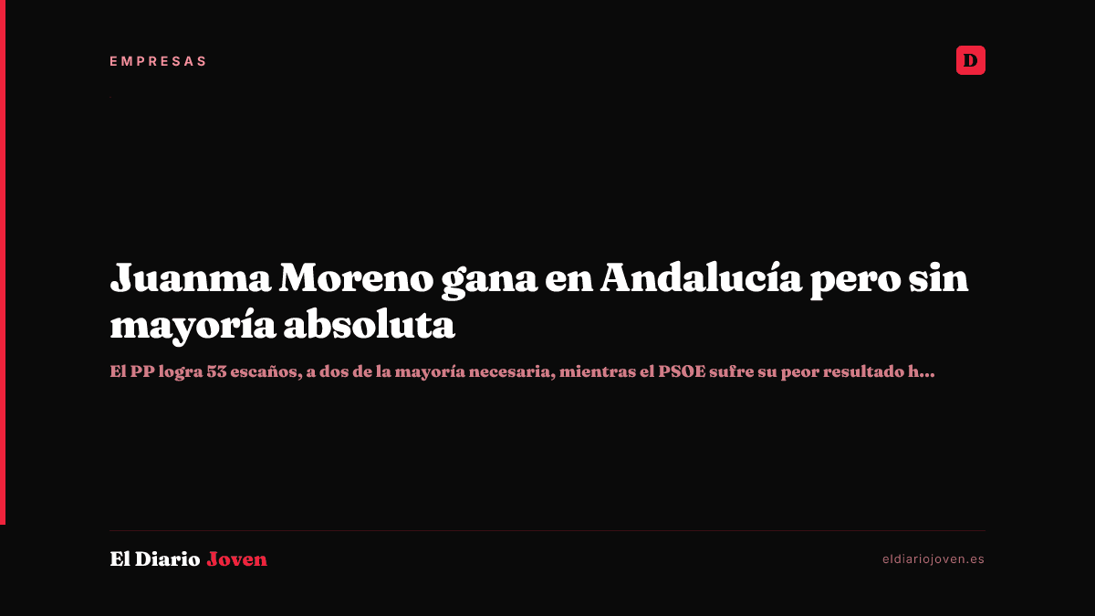 Juanma Moreno gana en Andalucía pero sin mayoría absoluta