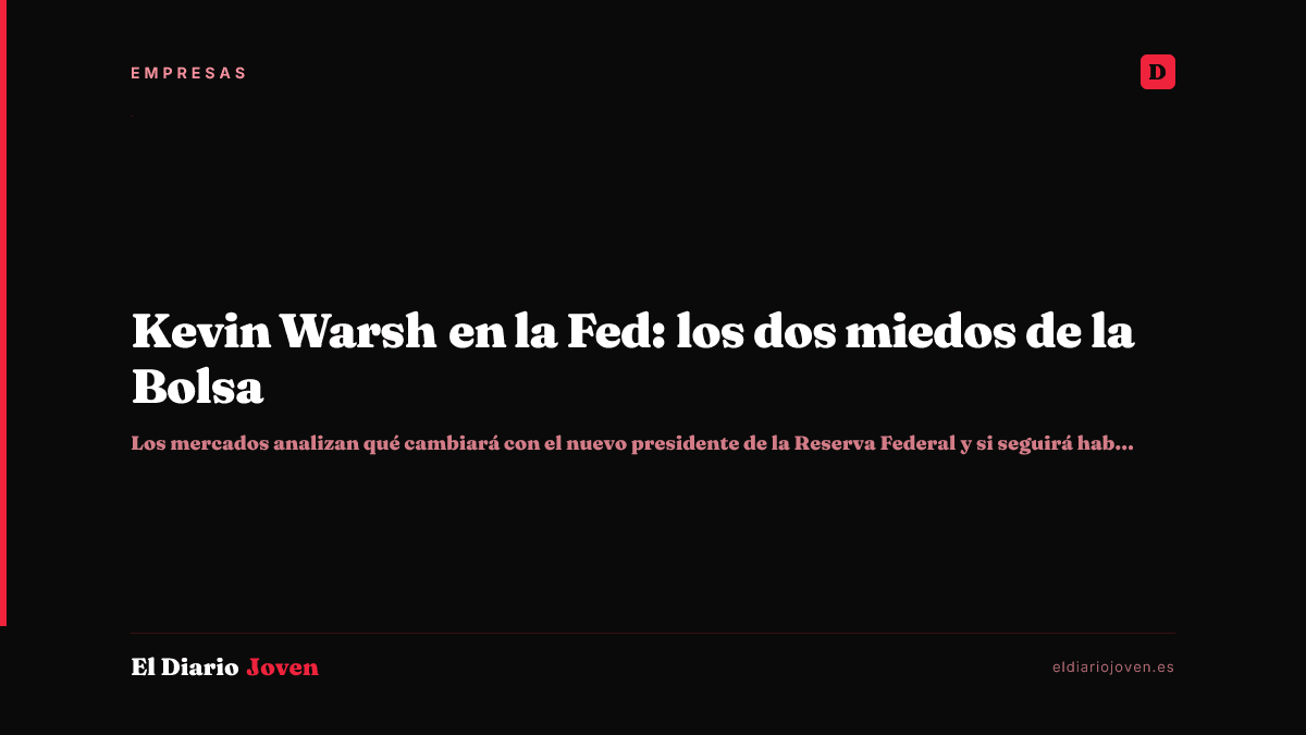Kevin Warsh en la Fed: los dos miedos de la Bolsa