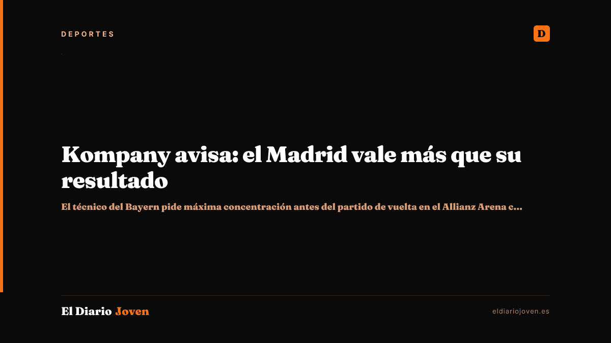 Kompany avisa: el Madrid vale más que su resultado