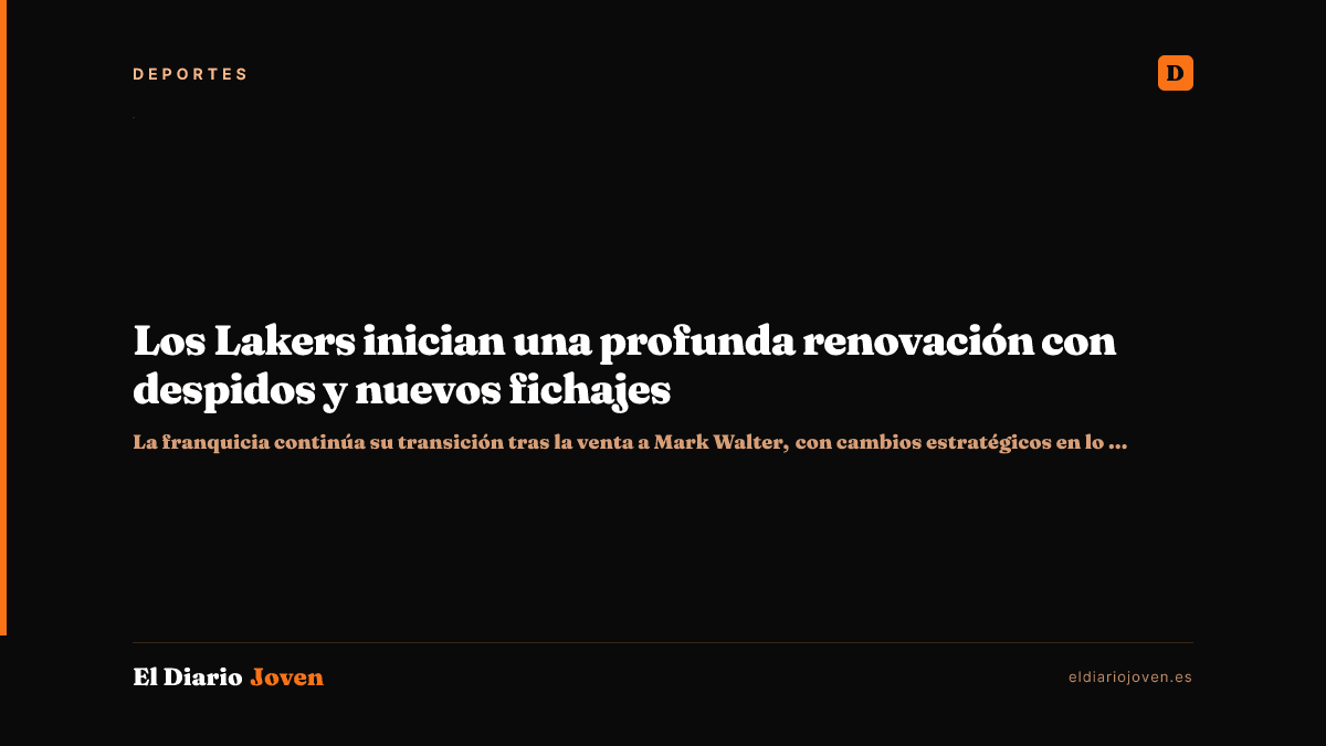Los Lakers inician una profunda renovación con despidos y nuevos fichajes