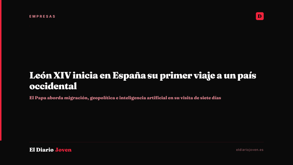 León XIV inicia en España su primer viaje a un país occidental