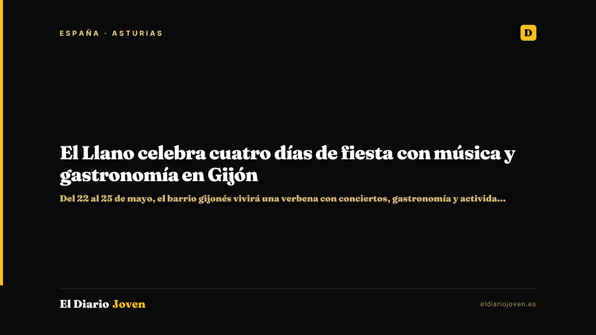 El Llano celebra cuatro días de fiesta con música y gastronomía en Gijón