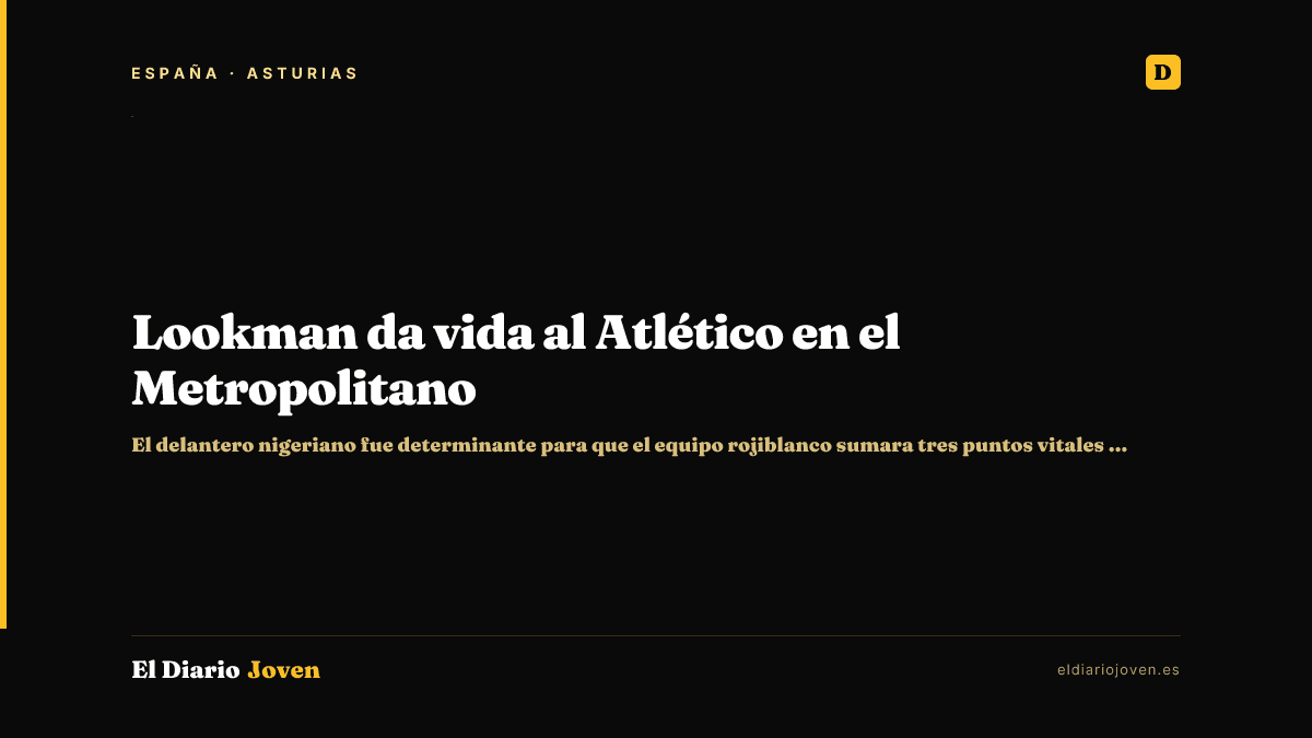 Lookman da vida al Atlético en el Metropolitano