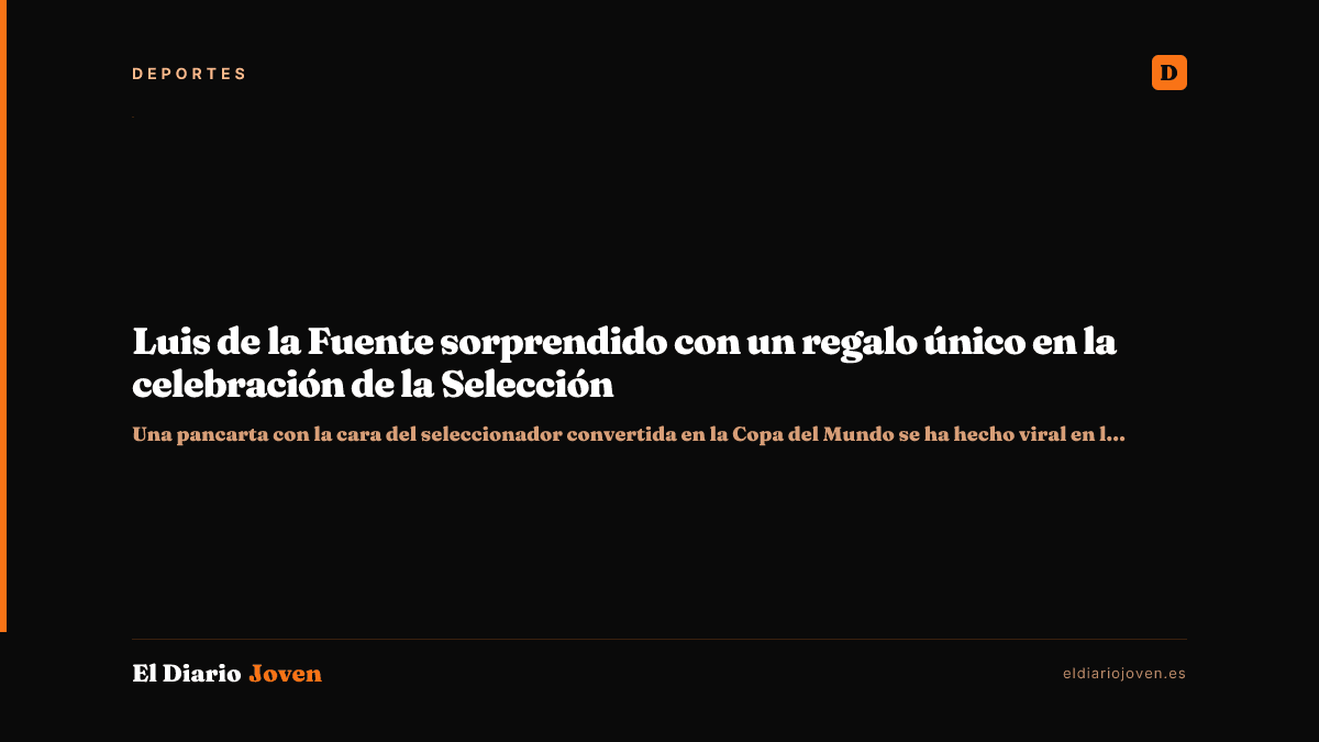 Luis de la Fuente sorprendido con un regalo único en la celebración de la Selección