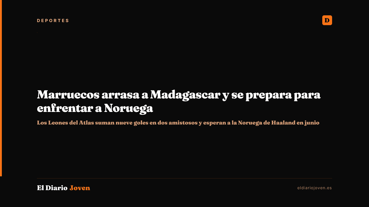 Marruecos arrasa a Madagascar y se prepara para enfrentar a Noruega
