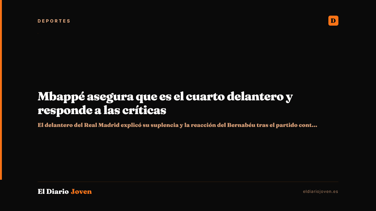 Mbappé asegura que es el cuarto delantero y responde a las críticas