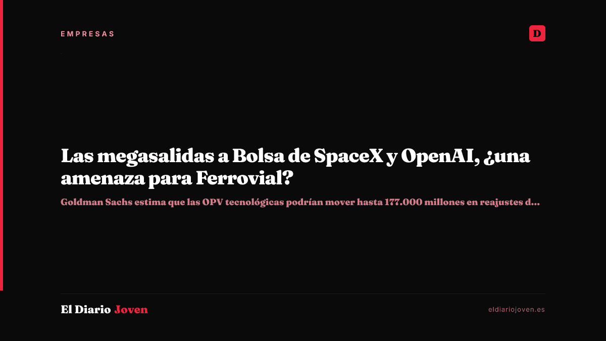 Las megasalidas a Bolsa de SpaceX y OpenAI, ¿una amenaza para Ferrovial?
