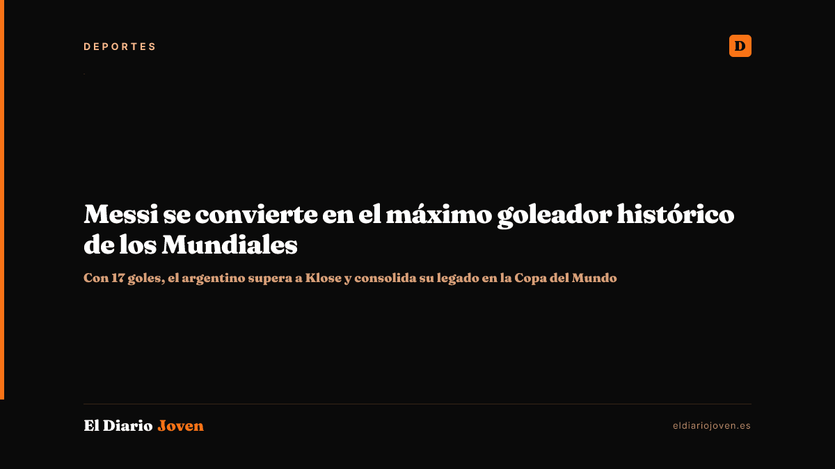 Messi se convierte en el máximo goleador histórico de los Mundiales
