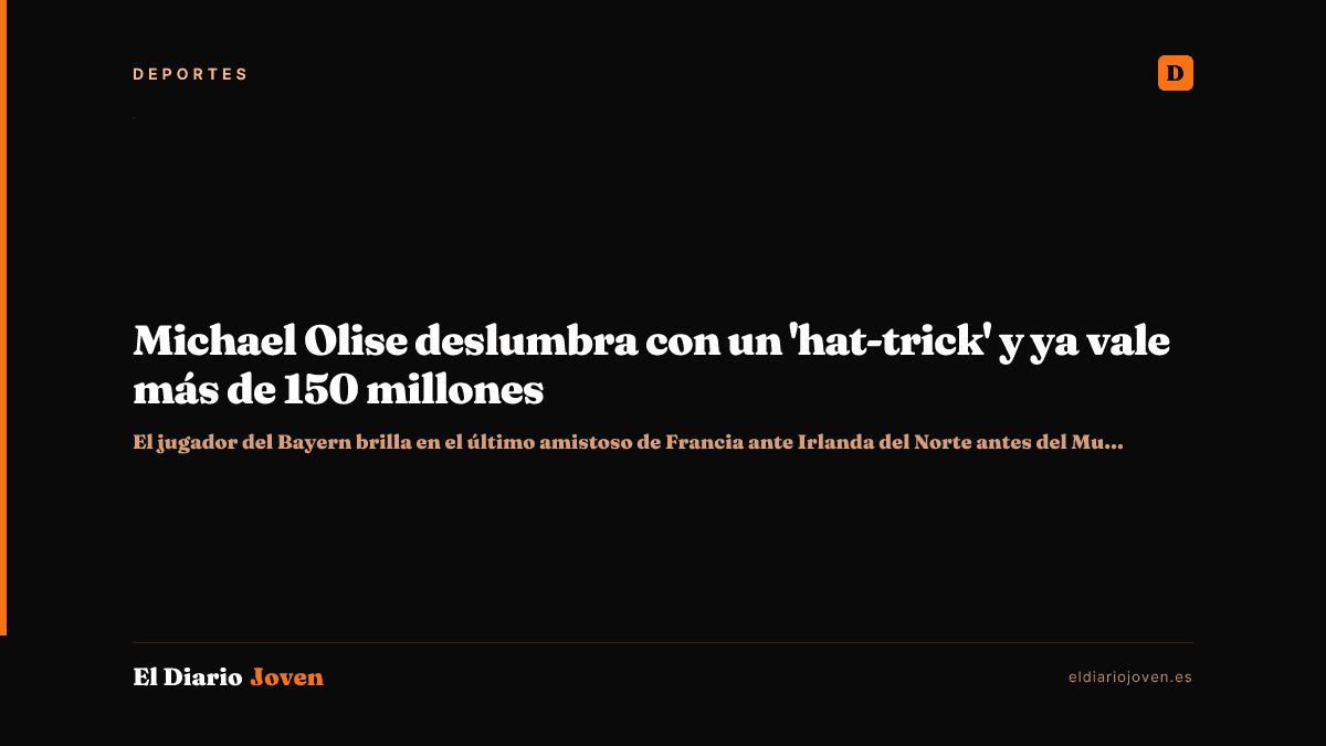 Michael Olise deslumbra con un 'hat-trick' y ya vale más de 150 millones