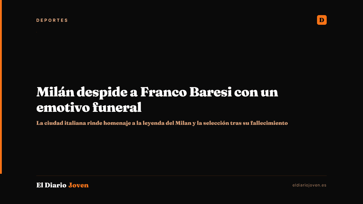 Milán despide a Franco Baresi con un emotivo funeral