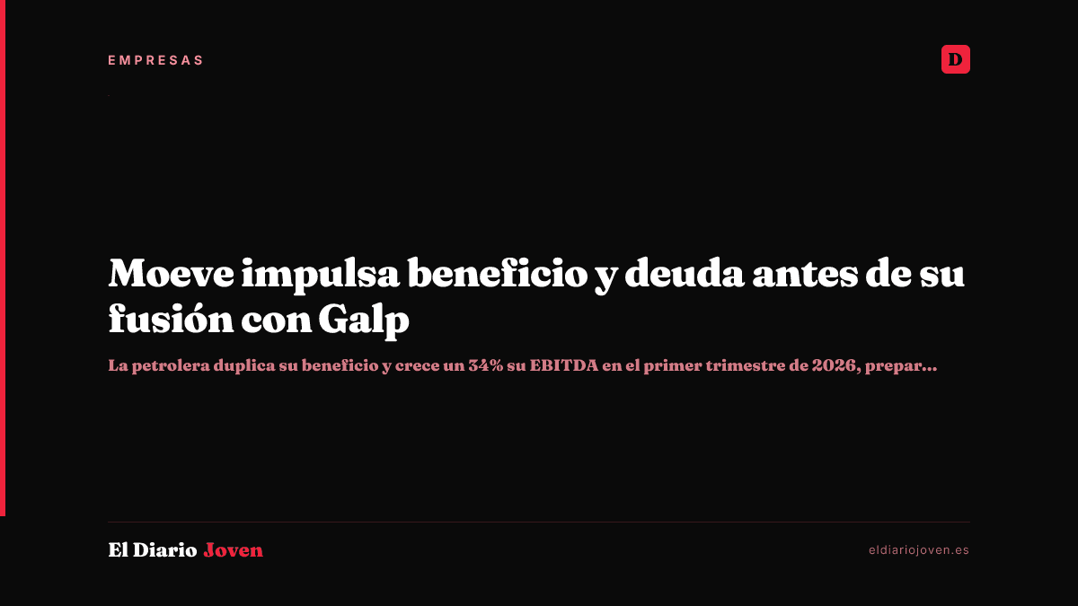 Moeve impulsa beneficio y deuda antes de su fusión con Galp