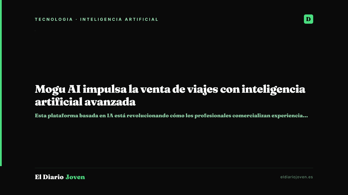 Mogu AI impulsa la venta de viajes con inteligencia artificial avanzada