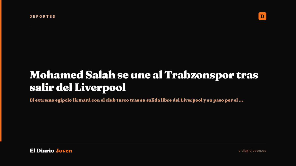 Mohamed Salah se une al Trabzonspor tras salir del Liverpool