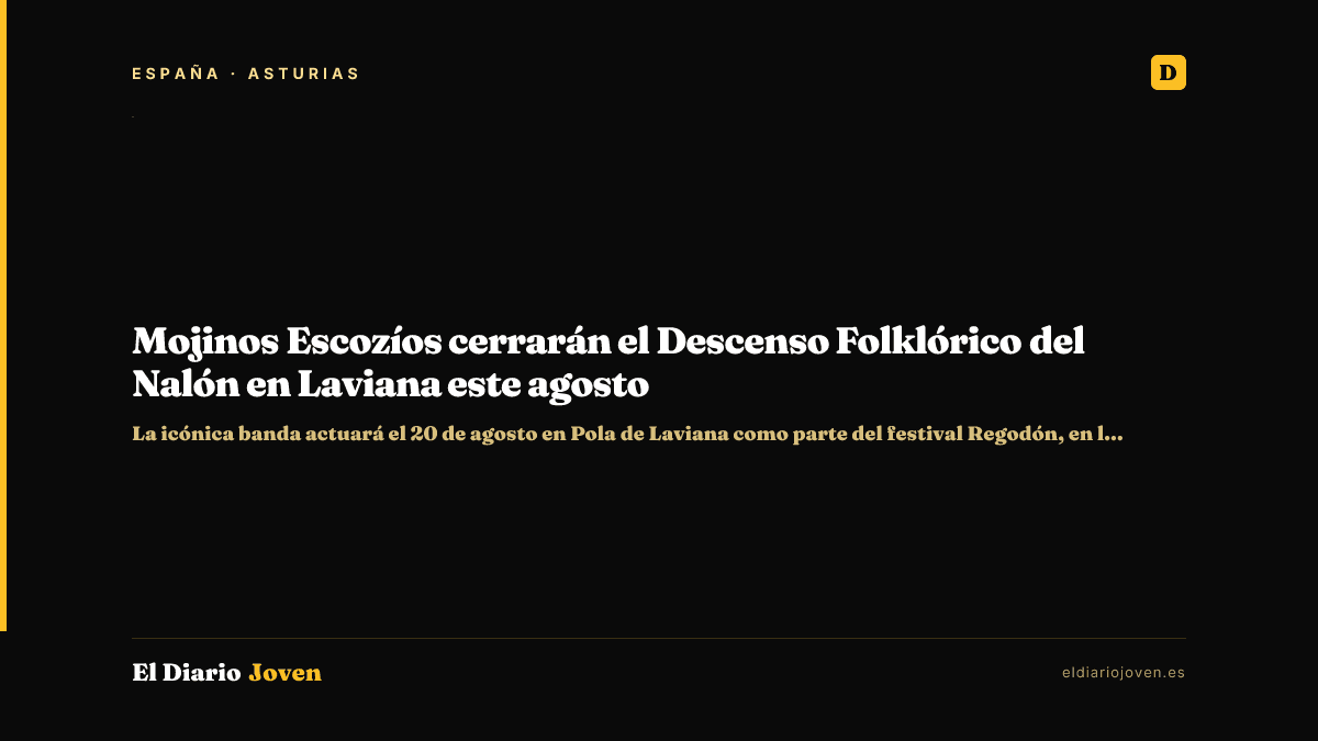 Mojinos Escozíos cerrarán el Descenso Folklórico del Nalón en Laviana este agosto