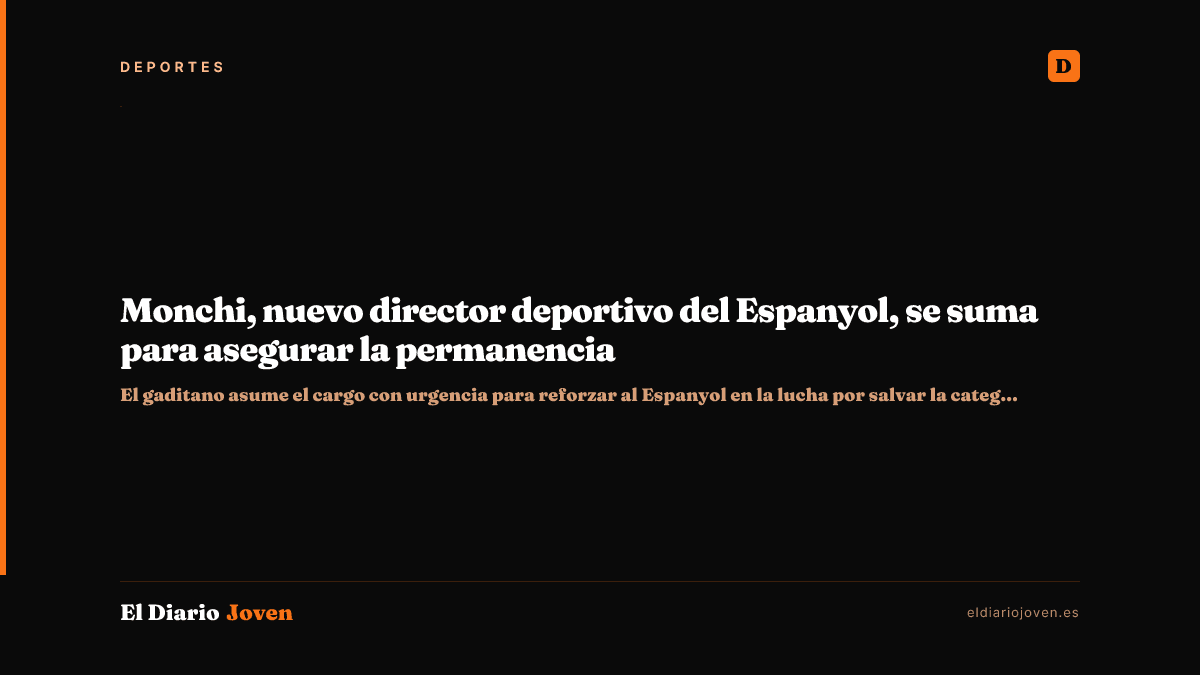 Monchi, nuevo director deportivo del Espanyol, se suma para asegurar la permanencia