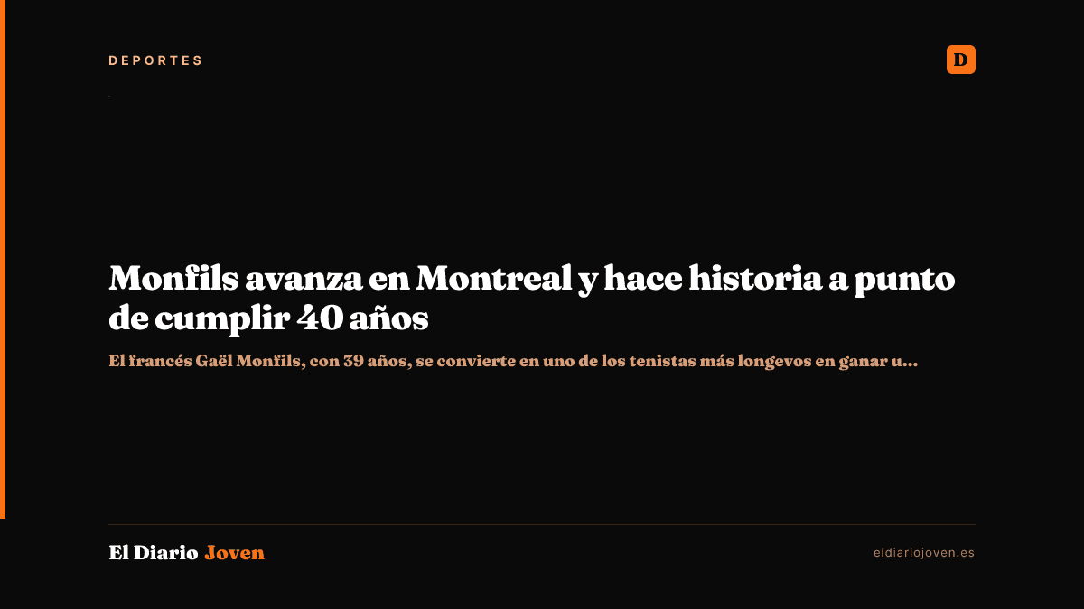 Monfils avanza en Montreal y hace historia a punto de cumplir 40 años