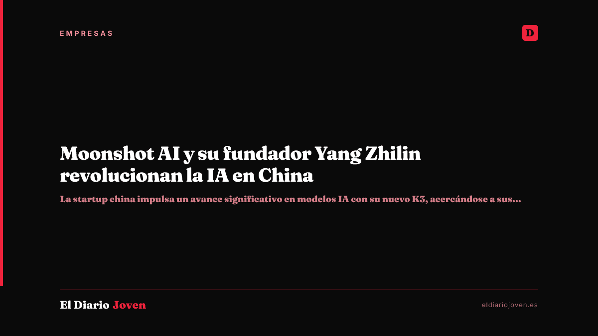 Moonshot AI y su fundador Yang Zhilin revolucionan la IA en China