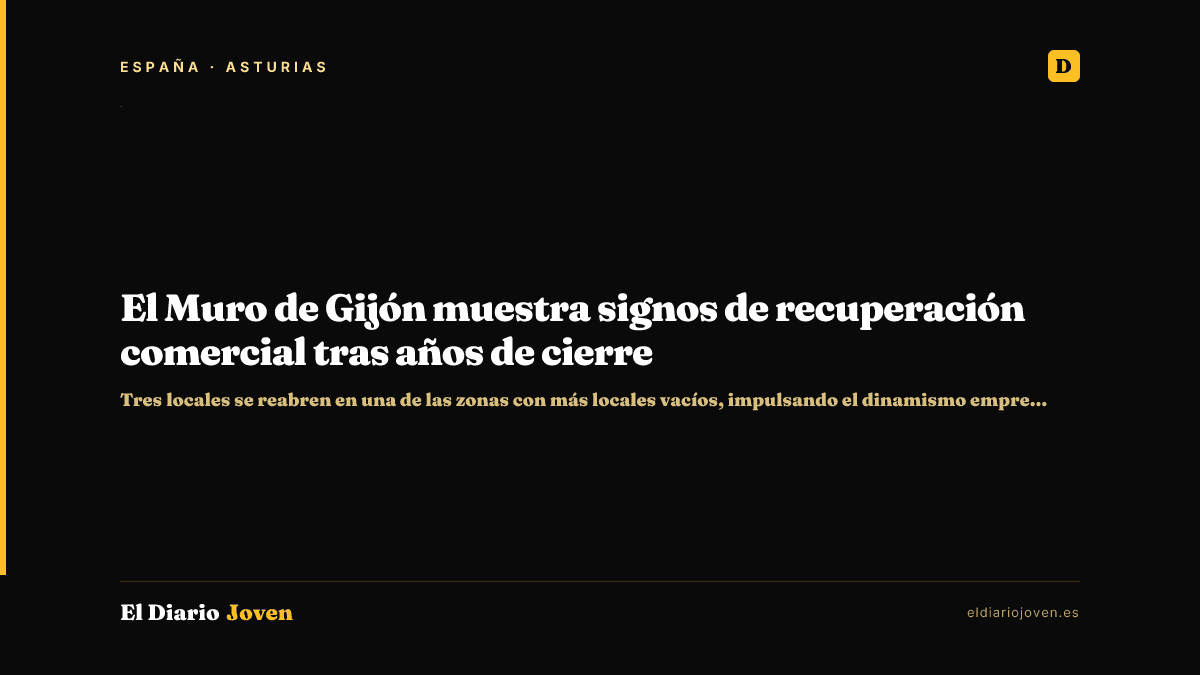 El Muro de Gijón muestra signos de recuperación comercial tras años de cierre