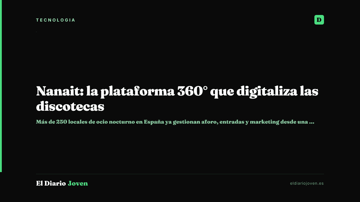 Nanait: la plataforma 360° que digitaliza las discotecas