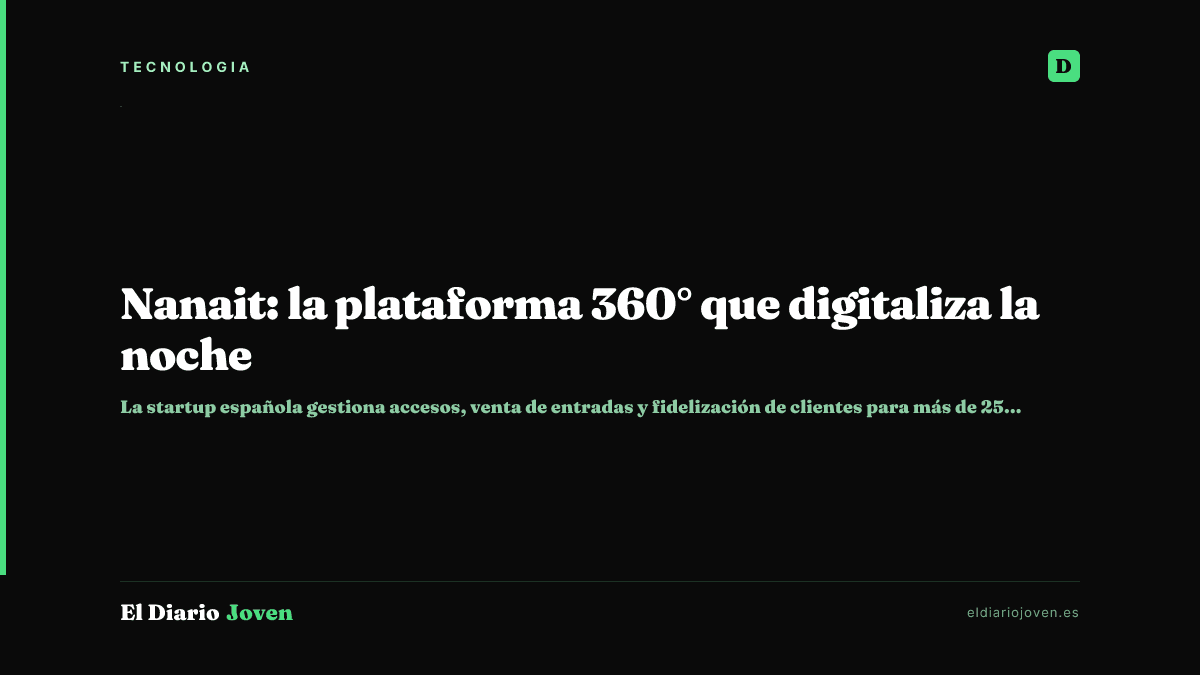 Nanait: la plataforma 360° que digitaliza la noche