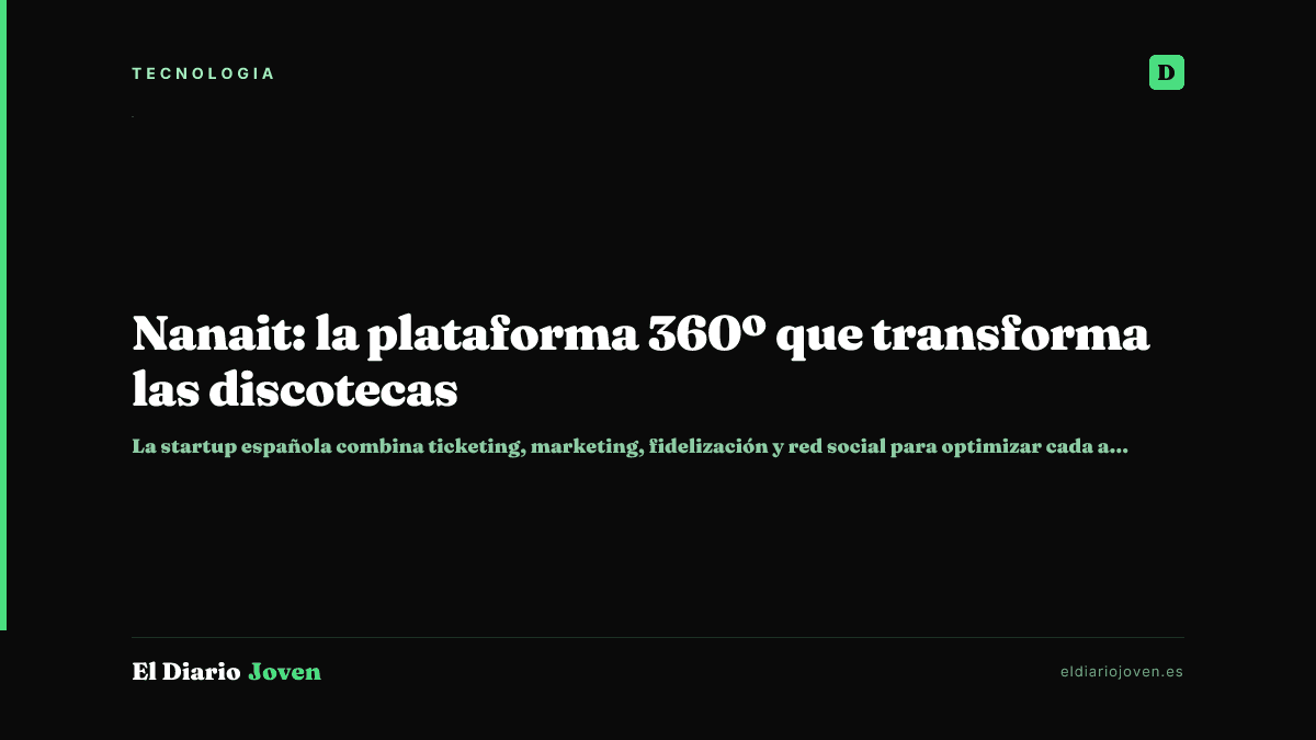 Nanait: la plataforma 360º que transforma las discotecas