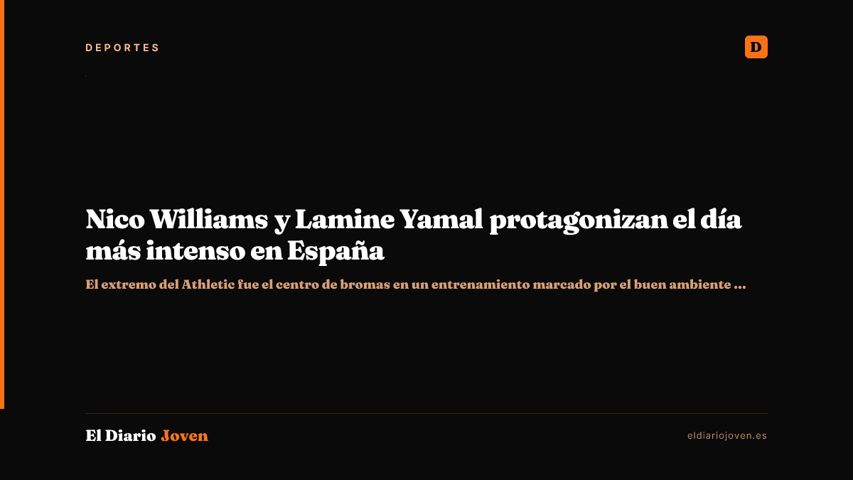 Nico Williams y Lamine Yamal protagonizan el día más intenso en España
