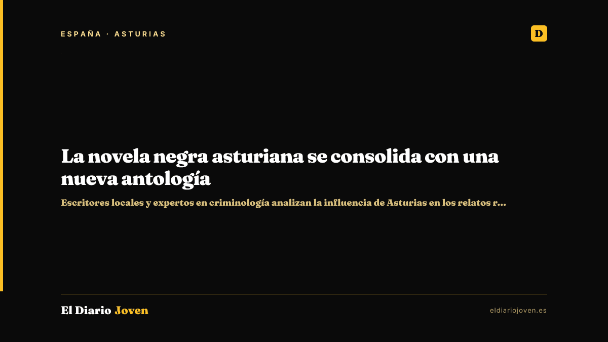 La novela negra asturiana se consolida con una nueva antología