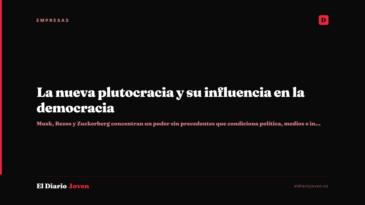 La nueva plutocracia y su influencia en la democracia