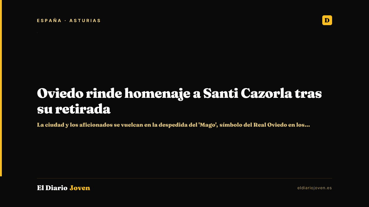 Oviedo rinde homenaje a Santi Cazorla tras su retirada