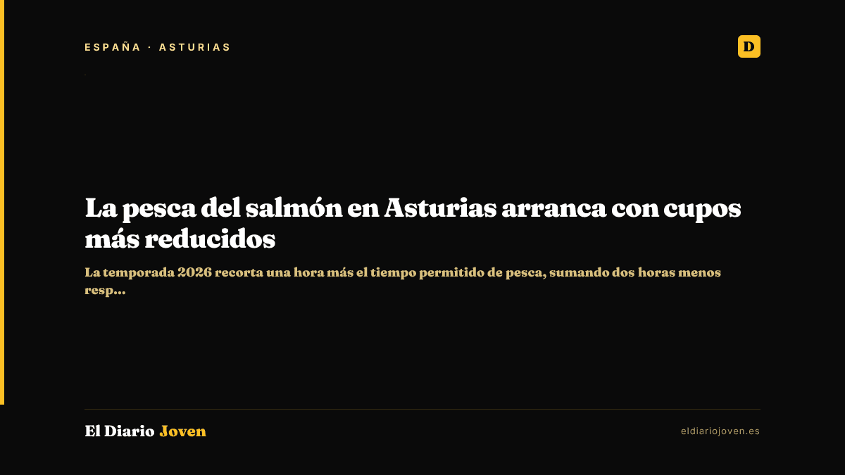 La pesca del salmón en Asturias arranca con cupos más reducidos