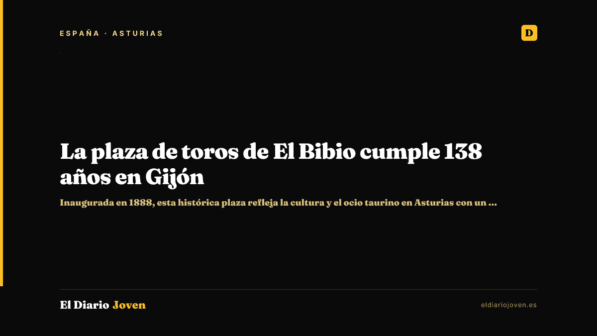 La plaza de toros de El Bibio cumple 138 años en Gijón