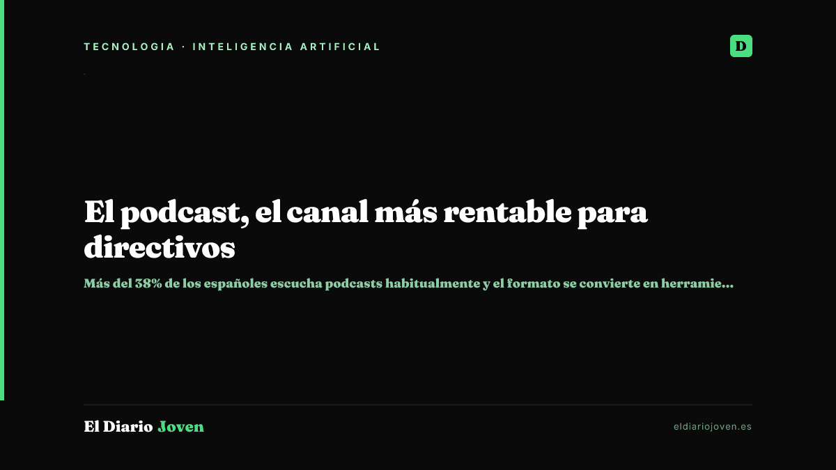 El podcast, el canal más rentable para directivos