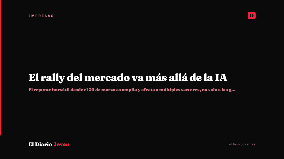 El rally del mercado va más allá de la IA