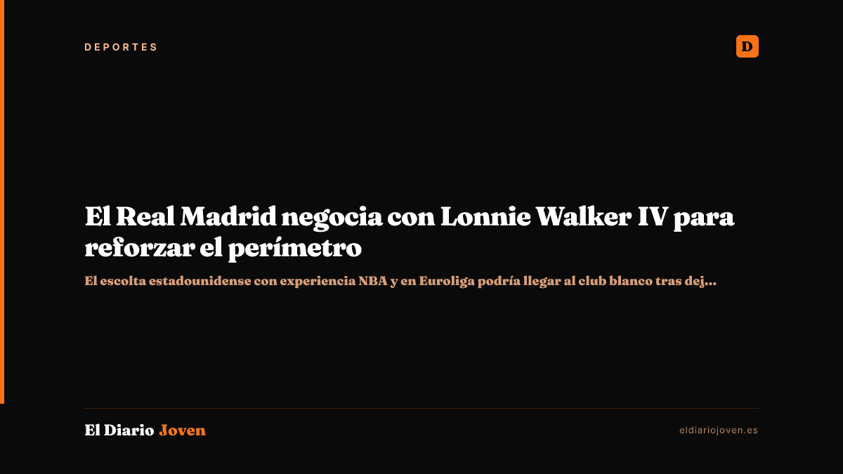 El Real Madrid negocia con Lonnie Walker IV para reforzar el perímetro