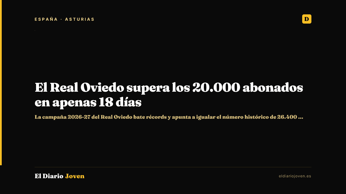 El Real Oviedo supera los 20.000 abonados en apenas 18 días