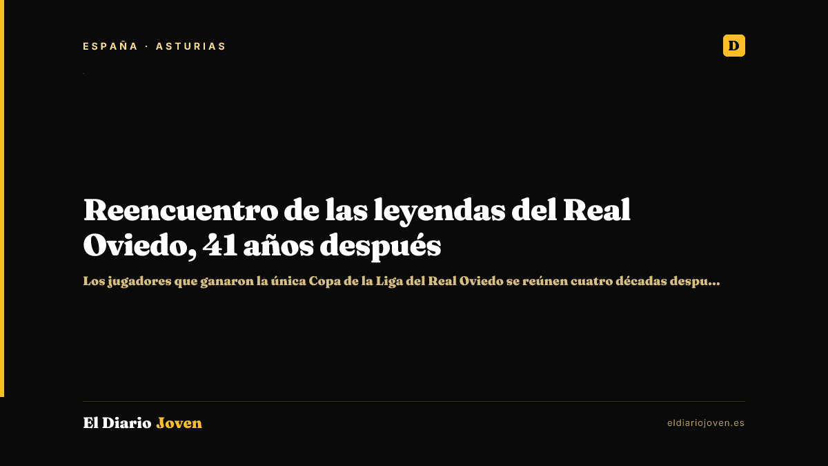 Reencuentro de las leyendas del Real Oviedo, 41 años después