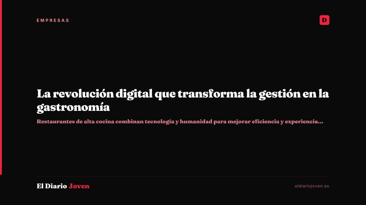 La revolución digital que transforma la gestión en la gastronomía