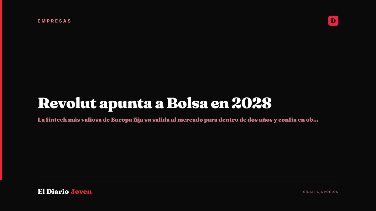 Revolut apunta a Bolsa en 2028