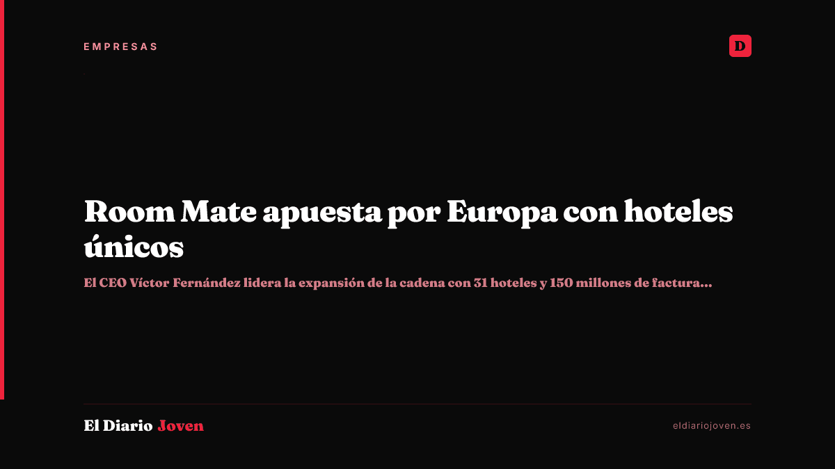 Room Mate apuesta por Europa con hoteles únicos
