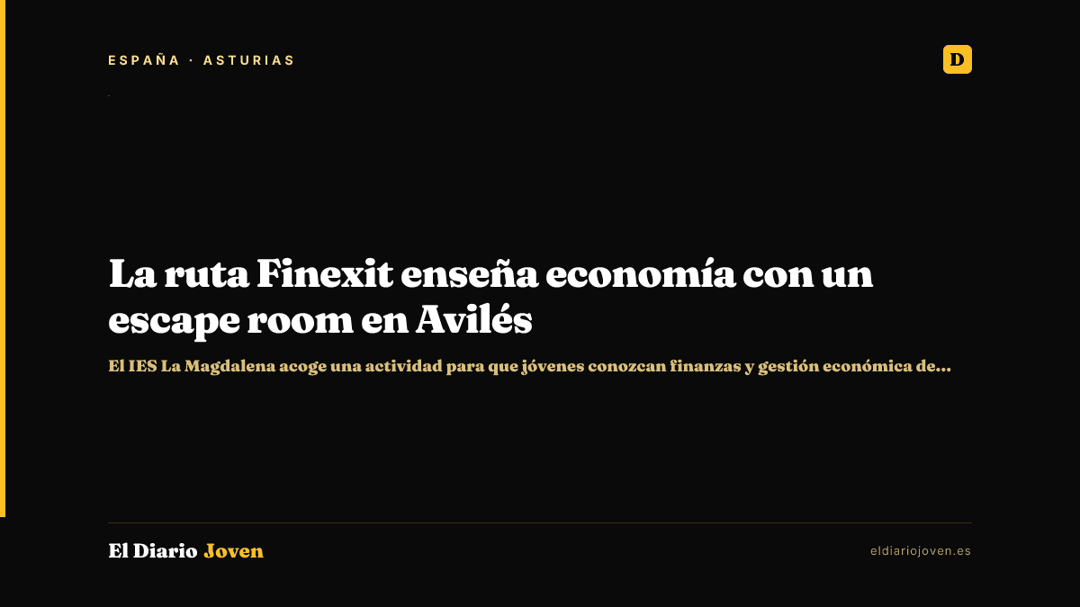 La ruta Finexit enseña economía con un escape room en Avilés