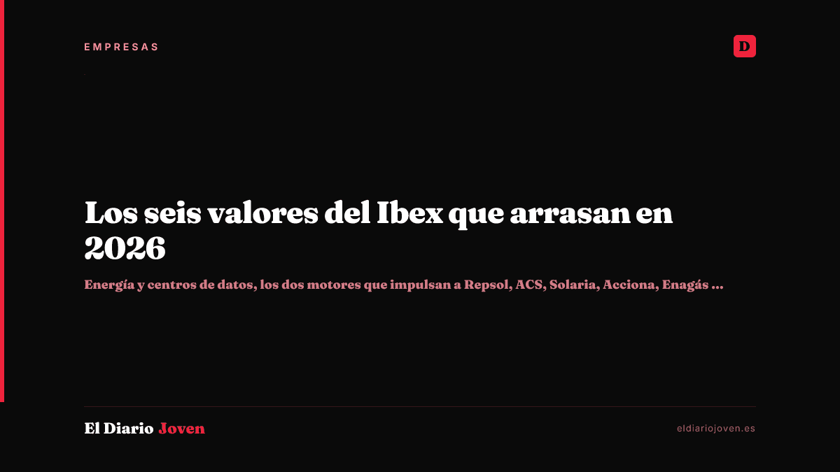 Los seis valores del Ibex que arrasan en 2026