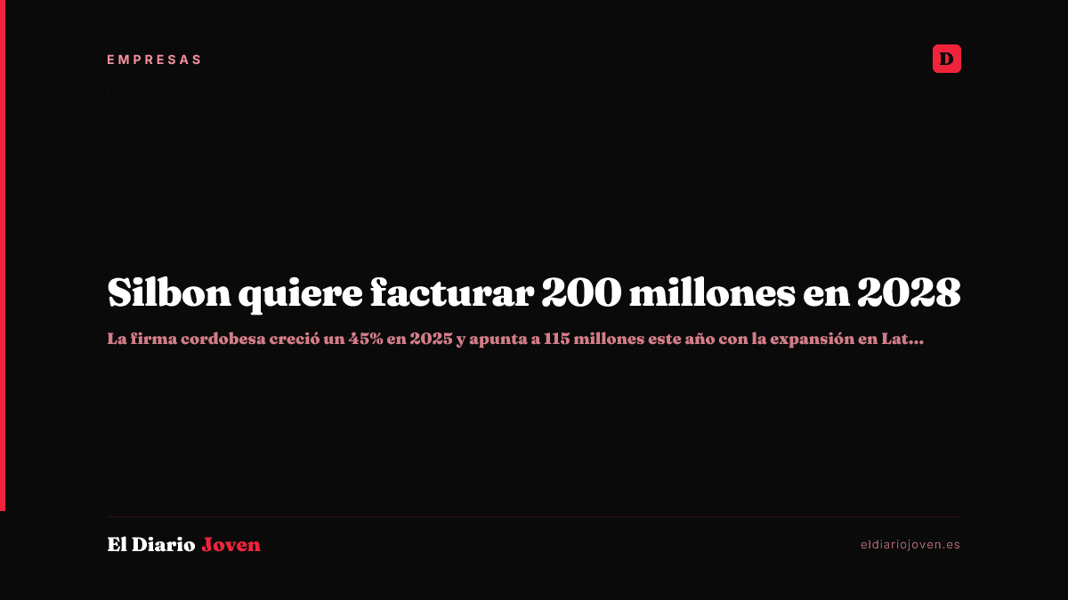 Silbon quiere facturar 200 millones en 2028