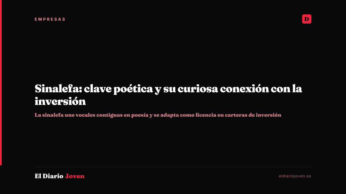 Sinalefa: clave poética y su curiosa conexión con la inversión
