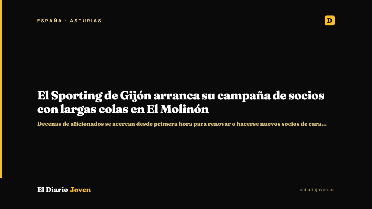 El Sporting de Gijón arranca su campaña de socios con largas colas en El Molinón