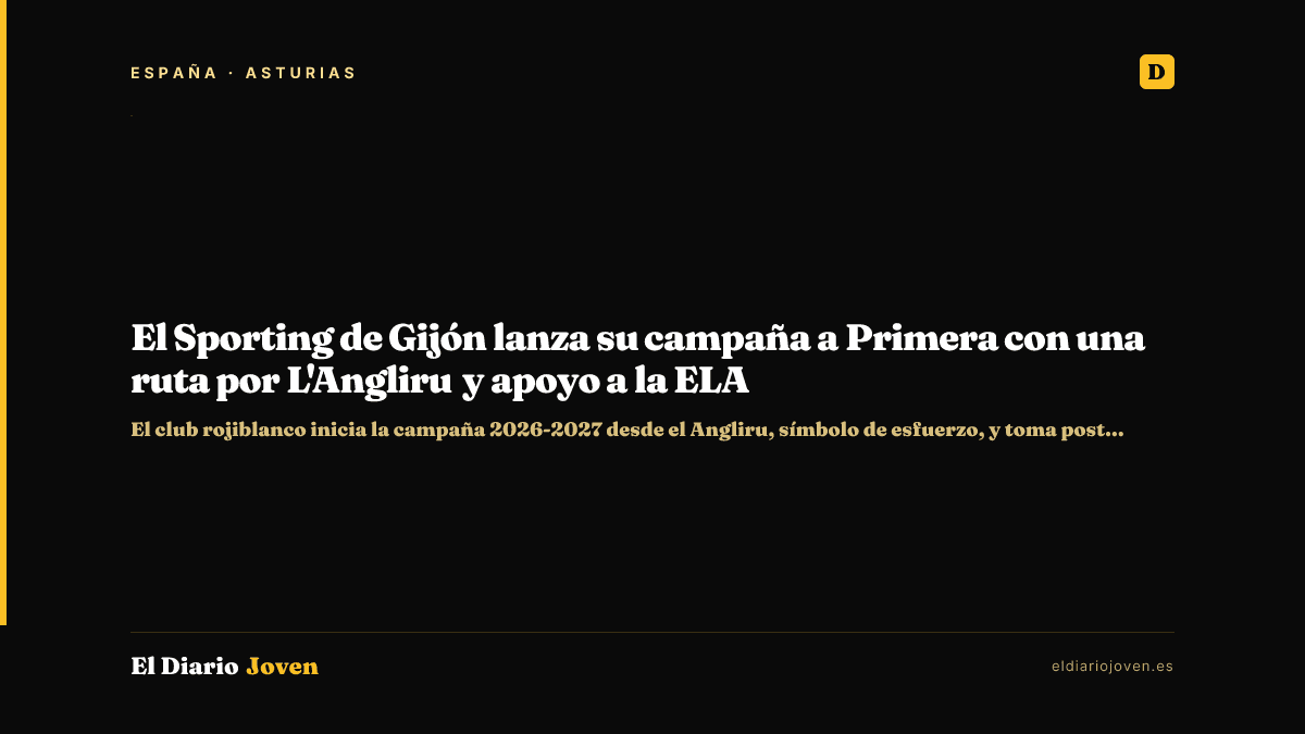 El Sporting de Gijón lanza su campaña a Primera con una ruta por L'Angliru y apoyo a la ELA