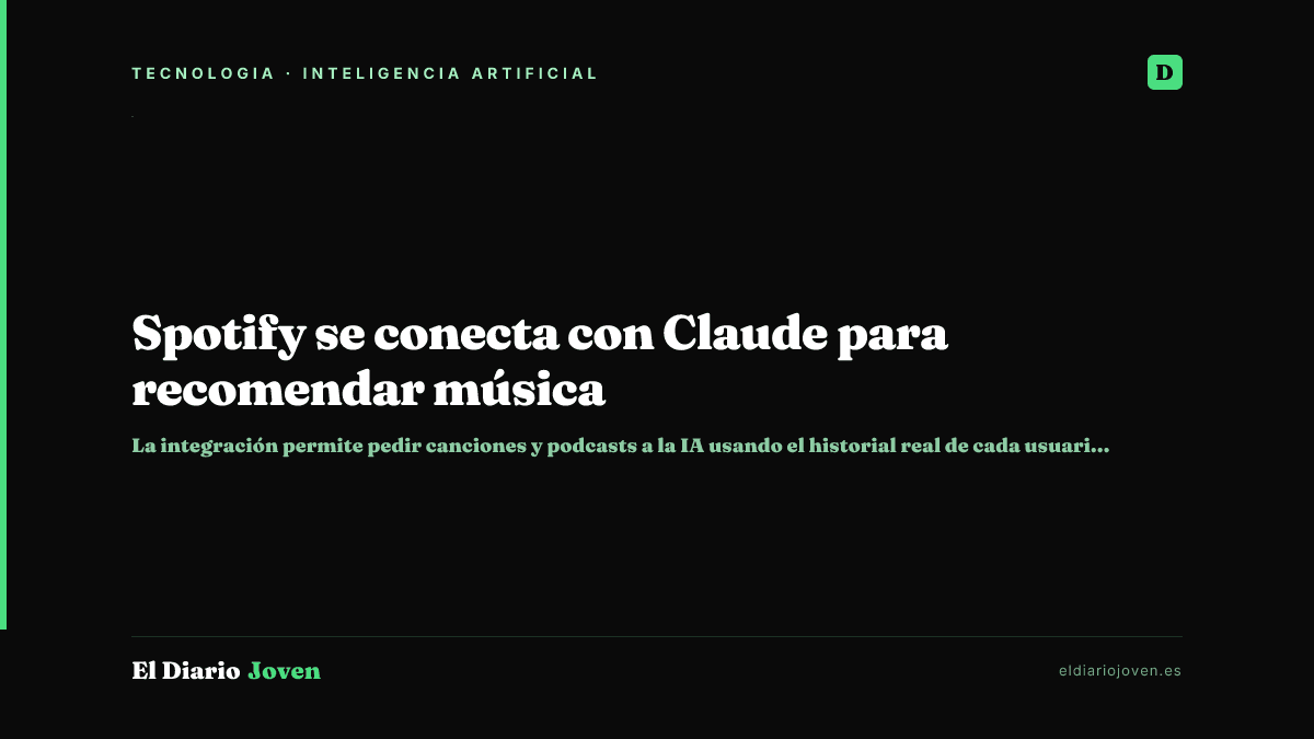 Spotify se conecta con Claude para recomendar música
