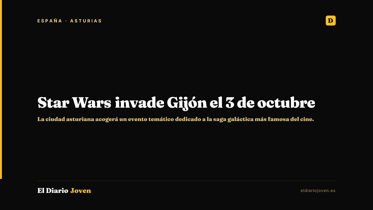 Star Wars invade Gijón el 3 de octubre